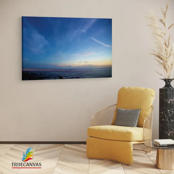 Multicolor_Clear_Sky_Sunset,_Wooden_Framed_Canvas_Paintings_|_For_Living_Room_|_Bedroom_|_Office_|_Gallery_|_Ready_Wall_Mount_Canvas_Wall_Art_Painting_|_Size_-_12_X_18In,_Ct0957
