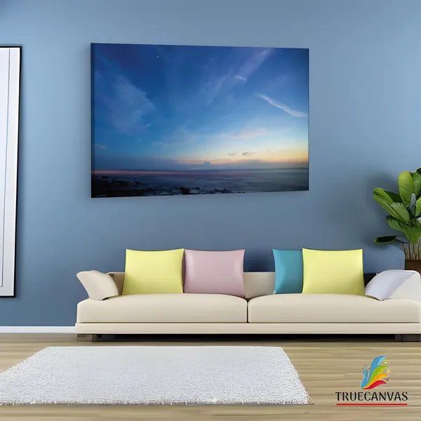 Multicolor_Clear_Sky_Sunset,_Wooden_Framed_Canvas_Paintings_|_For_Living_Room_|_Bedroom_|_Office_|_Gallery_|_Ready_Wall_Mount_Canvas_Wall_Art_Painting_|_Size_-_12_X_18In,_Ct0957