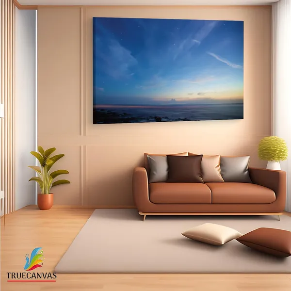 Multicolor_Clear_Sky_Sunset,_Wooden_Framed_Canvas_Paintings_|_For_Living_Room_|_Bedroom_|_Office_|_Gallery_|_Ready_Wall_Mount_Canvas_Wall_Art_Painting_|_Size_-_12_X_18In,_Ct0957