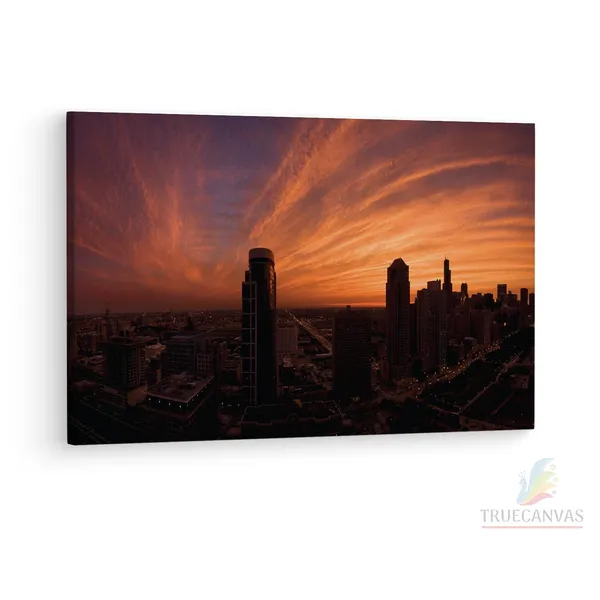 Multicolor_Chicago,_Wooden_Framed_Canvas_Paintings_|_For_Living_Room_|_Bedroom_|_Office_|_Gallery_|_Ready_Wall_Mount_Canvas_Wall_Art_Painting_|_Size_-_12_X_18In,_Ct0959