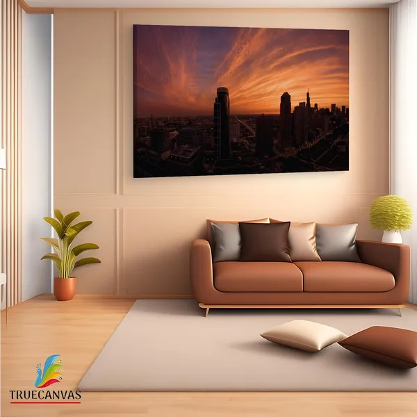 Multicolor_Chicago,_Wooden_Framed_Canvas_Paintings_|_For_Living_Room_|_Bedroom_|_Office_|_Gallery_|_Ready_Wall_Mount_Canvas_Wall_Art_Painting_|_Size_-_12_X_18In,_Ct0959