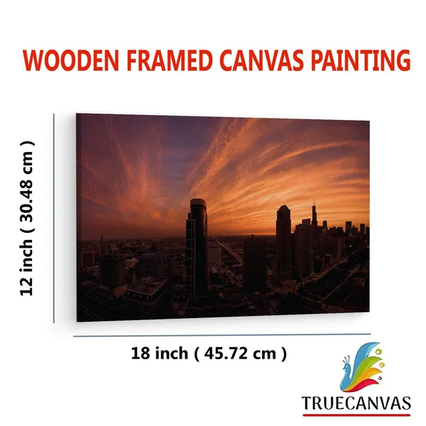 Multicolor_Chicago,_Wooden_Framed_Canvas_Paintings_|_For_Living_Room_|_Bedroom_|_Office_|_Gallery_|_Ready_Wall_Mount_Canvas_Wall_Art_Painting_|_Size_-_12_X_18In,_Ct0959