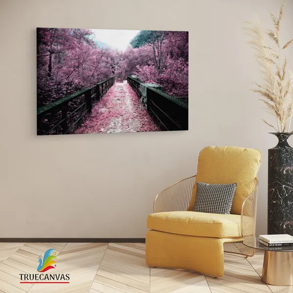 Multicolor_Sakura_Japan,_Wooden_Framed_Canvas_Paintings_|_For_Living_Room_|_Bedroom_|_Office_|_Gallery_|_Ready_Wall_Mount_Canvas_Wall_Art_Painting_|_Size_-_12_X_18In,_Ct0964