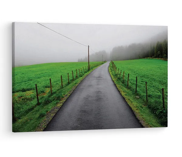 Multicolor_Beautiful_Road,_Wooden_Framed_Canvas_Paintings_|_For_Living_Room_|_Bedroom_|_Office_|_Gallery_|_Ready_Wall_Mount_Canvas_Wall_Art_Painting_|_Size_-_12_X_18In,_Ct0966