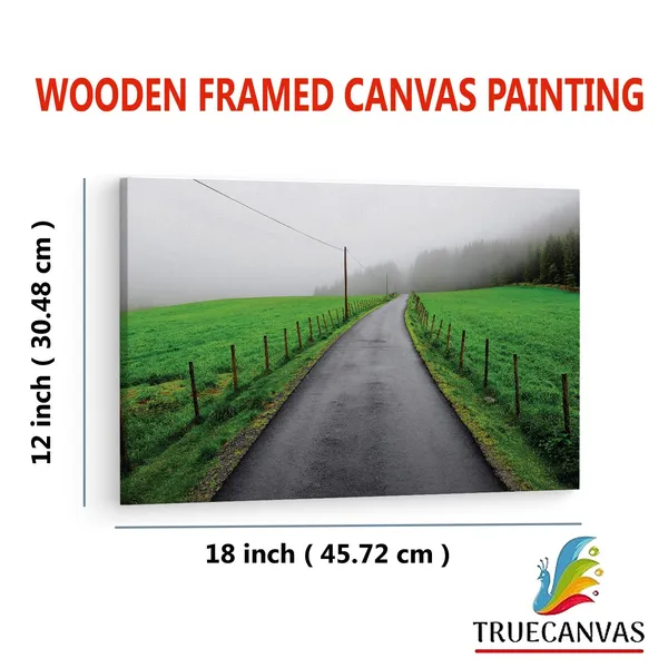Multicolor_Beautiful_Road,_Wooden_Framed_Canvas_Paintings_|_For_Living_Room_|_Bedroom_|_Office_|_Gallery_|_Ready_Wall_Mount_Canvas_Wall_Art_Painting_|_Size_-_12_X_18In,_Ct0966