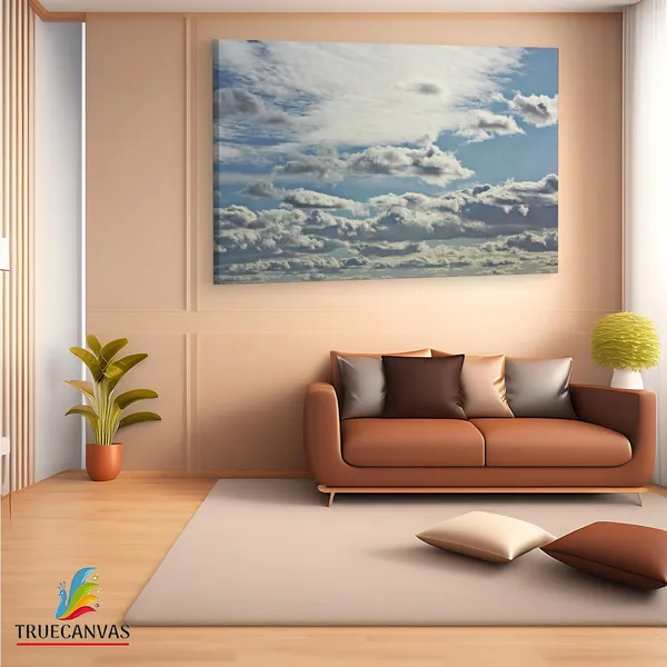 Multicolor_Scenic_Cloudy_Sky,_Wooden_Framed_Canvas_Paintings_|_For_Living_Room_|_Bedroom_|_Office_|_Gallery_|_Ready_Wall_Mount_Canvas_Wall_Art_Painting_|_Size_-_12_X_18In,_Ct0968