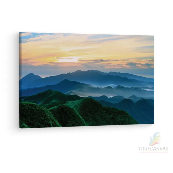 Multicolor_Blue_Ridge_Mountains,_Wooden_Framed_Canvas_Paintings_|_For_Living_Room_|_Bedroom_|_Office_|_Gallery_|_Ready_Wall_Mount_Canvas_Wall_Art_Painting_|_Size_-_12_X_18In,_Ct0971