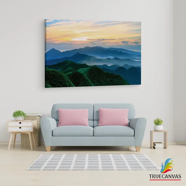 Multicolor_Blue_Ridge_Mountains,_Wooden_Framed_Canvas_Paintings_|_For_Living_Room_|_Bedroom_|_Office_|_Gallery_|_Ready_Wall_Mount_Canvas_Wall_Art_Painting_|_Size_-_12_X_18In,_Ct0971