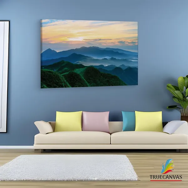 Multicolor_Blue_Ridge_Mountains,_Wooden_Framed_Canvas_Paintings_|_For_Living_Room_|_Bedroom_|_Office_|_Gallery_|_Ready_Wall_Mount_Canvas_Wall_Art_Painting_|_Size_-_12_X_18In,_Ct0971