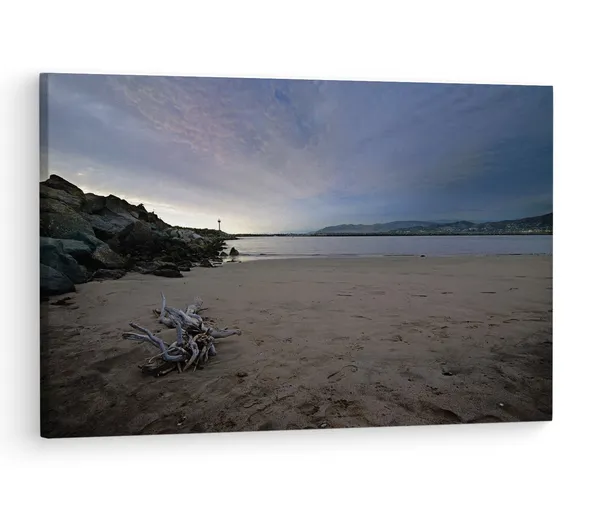 Multicolor_Ventura_Beach,_Wooden_Framed_Canvas_Paintings_|_For_Living_Room_|_Bedroom_|_Office_|_Gallery_|_Ready_Wall_Mount_Canvas_Wall_Art_Painting_|_Size_-_12_X_18In,_Ct0973