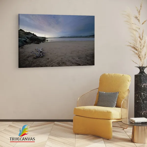 Multicolor_Ventura_Beach,_Wooden_Framed_Canvas_Paintings_|_For_Living_Room_|_Bedroom_|_Office_|_Gallery_|_Ready_Wall_Mount_Canvas_Wall_Art_Painting_|_Size_-_12_X_18In,_Ct0973