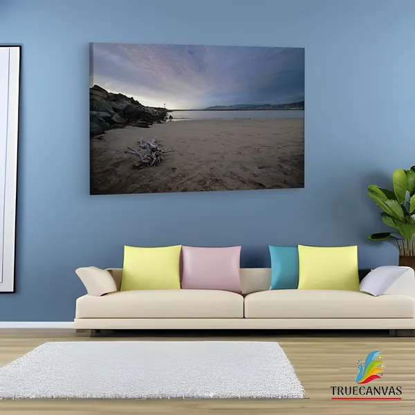 Multicolor_Ventura_Beach,_Wooden_Framed_Canvas_Paintings_|_For_Living_Room_|_Bedroom_|_Office_|_Gallery_|_Ready_Wall_Mount_Canvas_Wall_Art_Painting_|_Size_-_12_X_18In,_Ct0973
