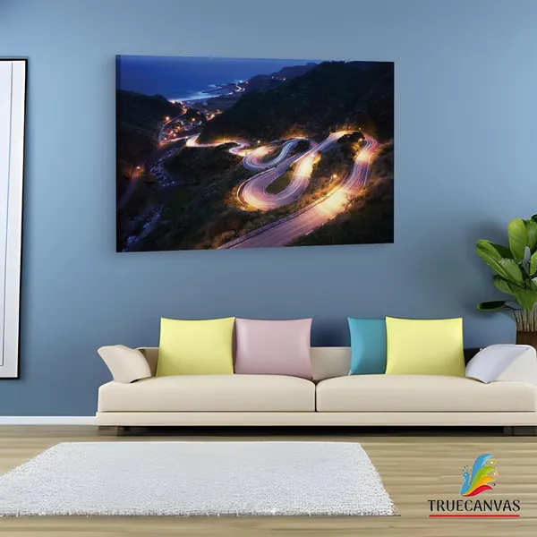 Multicolor_Mount_Haruna,_Wooden_Framed_Canvas_Paintings_|_For_Living_Room_|_Bedroom_|_Office_|_Gallery_|_Ready_Wall_Mount_Canvas_Wall_Art_Painting_|_Size_-_12_X_18In,_Ct0976