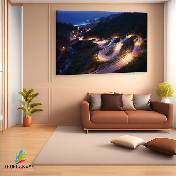 Multicolor_Mount_Haruna,_Wooden_Framed_Canvas_Paintings_|_For_Living_Room_|_Bedroom_|_Office_|_Gallery_|_Ready_Wall_Mount_Canvas_Wall_Art_Painting_|_Size_-_12_X_18In,_Ct0976