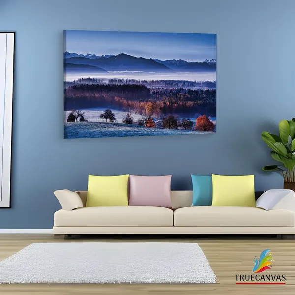 Multicolor_Late_Autumn_Robin_Halioua,_Wooden_Framed_Canvas_Paintings_|_For_Living_Room_|_Bedroom_|_Office_|_Gallery_|_Ready_Wall_Mount_Canvas_Wall_Art_Painting_|_Size_-_12_X_18In,_Ct0979