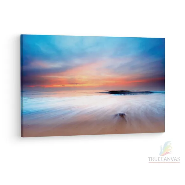 Multicolor_Mac_Beach_Sunrise,_Wooden_Framed_Canvas_Paintings_|_For_Living_Room_|_Bedroom_|_Office_|_Gallery_|_Ready_Wall_Mount_Canvas_Wall_Art_Painting_|_Size_-_12_X_18In,_Ct0982