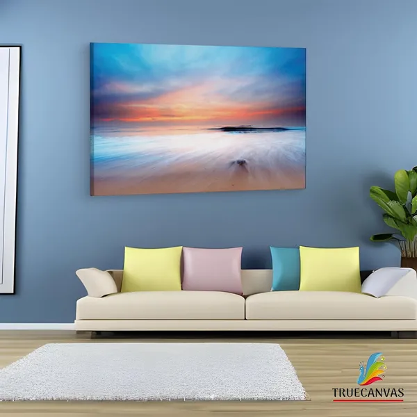 Multicolor_Mac_Beach_Sunrise,_Wooden_Framed_Canvas_Paintings_|_For_Living_Room_|_Bedroom_|_Office_|_Gallery_|_Ready_Wall_Mount_Canvas_Wall_Art_Painting_|_Size_-_12_X_18In,_Ct0982