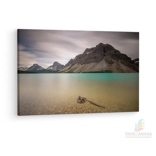 Multicolor_Bow_Lake,_Wooden_Framed_Canvas_Paintings_|_For_Living_Room_|_Bedroom_|_Office_|_Gallery_|_Ready_Wall_Mount_Canvas_Wall_Art_Painting_|_Size_-_12_X_18In,_Ct0987