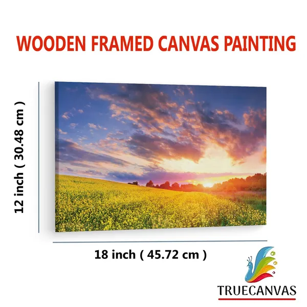 Multicolor_Spring_Time,_Pretty,_Colorful,_Wooden_Framed_Canvas_Paintings_|_For_Living_Room_|_Bedroom_|_Office_|_Gallery_|_Ready_Wall_Mount_Canvas_Wall_Art_Painting_|_Size_-_12_X_18In,_Ct0990