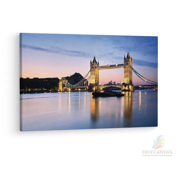Multicolor_Tower_Bridge,_Wooden_Framed_Canvas_Paintings_|_For_Living_Room_|_Bedroom_|_Office_|_Gallery_|_Ready_Wall_Mount_Canvas_Wall_Art_Painting_|_Size_-_12_X_18In,_Ct0991