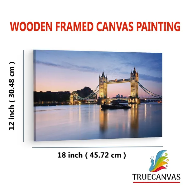 Multicolor_Tower_Bridge,_Wooden_Framed_Canvas_Paintings_|_For_Living_Room_|_Bedroom_|_Office_|_Gallery_|_Ready_Wall_Mount_Canvas_Wall_Art_Painting_|_Size_-_12_X_18In,_Ct0991