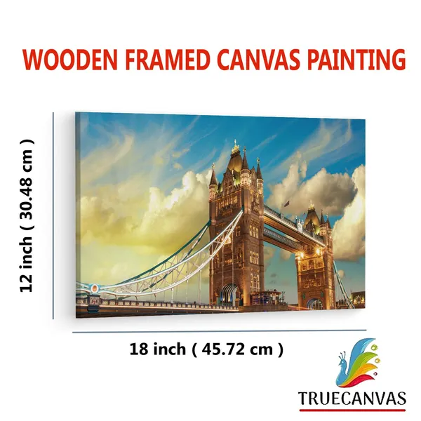 Multicolor_Tower_Bridge,_Wooden_Framed_Canvas_Paintings_|_For_Living_Room_|_Bedroom_|_Office_|_Gallery_|_Ready_Wall_Mount_Canvas_Wall_Art_Painting_|_Size_-_12_X_18In,_Ct0994
