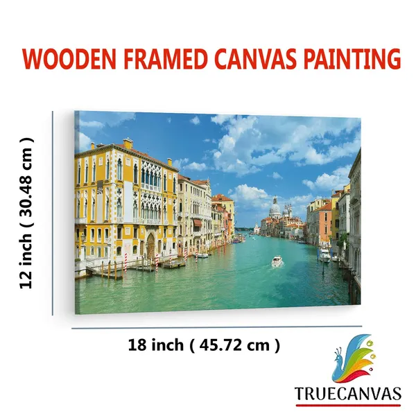Multicolor_Grand_Canal,_Wooden_Framed_Canvas_Paintings_|_For_Living_Room_|_Bedroom_|_Office_|_Gallery_|_Ready_Wall_Mount_Canvas_Wall_Art_Painting_|_Size_-_12_X_18In,_Ct0996