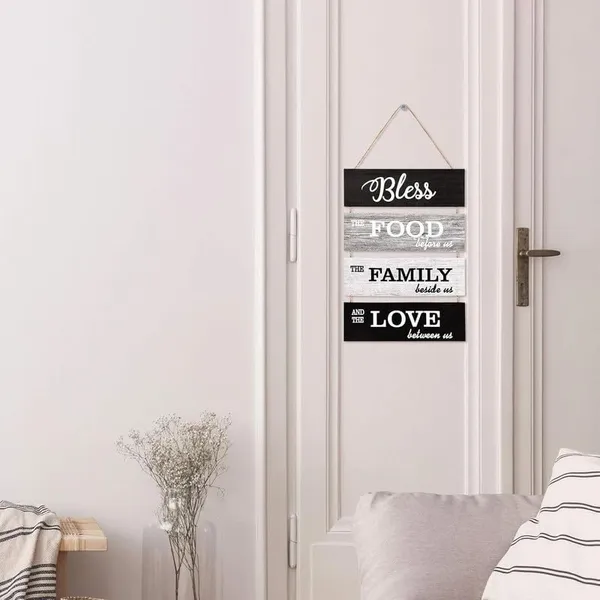 Multicolor_Dly_Lifestyle_Bless_Hanging_Wall_Sign,_Large_Hanging_Wall_Sign,_Rustic_Wooden_Family_Food_Love_Sign_Decor,_Hanging_Wood_Wall_Decoration_|_For_Living_Room_Bedroom_Outdoor_(Cool-Tone_Color),_Dl040