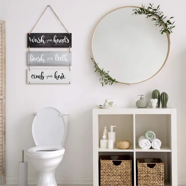 Multicolor_Bathroom_Rules_Wall_Art_Sign_Family_Hanging_Wall_Sign_Funny_Bathroom_Wooden_Hanging_Wall_Sign_Rustic_Wood_Hanging_Decor_Wall_Decoration_|_For_Home_Bedroom_(Simple_Pattern,_Brown,_White,_Blue),_Dl042