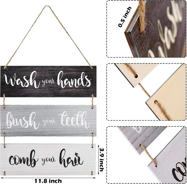 Multicolor_Bathroom_Rules_Wall_Art_Sign_Family_Hanging_Wall_Sign_Funny_Bathroom_Wooden_Hanging_Wall_Sign_Rustic_Wood_Hanging_Decor_Wall_Decoration_|_For_Home_Bedroom_(Simple_Pattern,_Brown,_White,_Blue),_Dl042