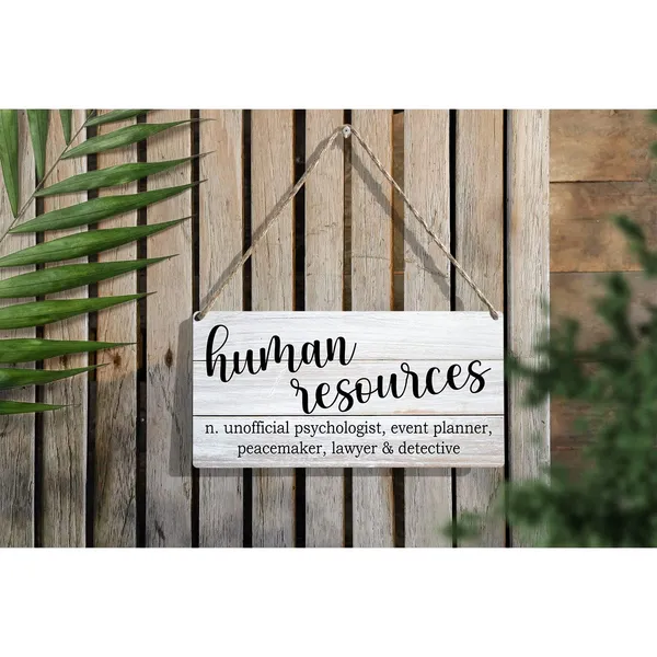 Multicolor_Human_Resources_Definition_Wood_Sign_Human_Resources_Wooden_Signs_Rustic_Hanging_Plaque_Home_Wall_Art_12"_X_6"_Sign_Wall_Decor_|_For_Home_Office