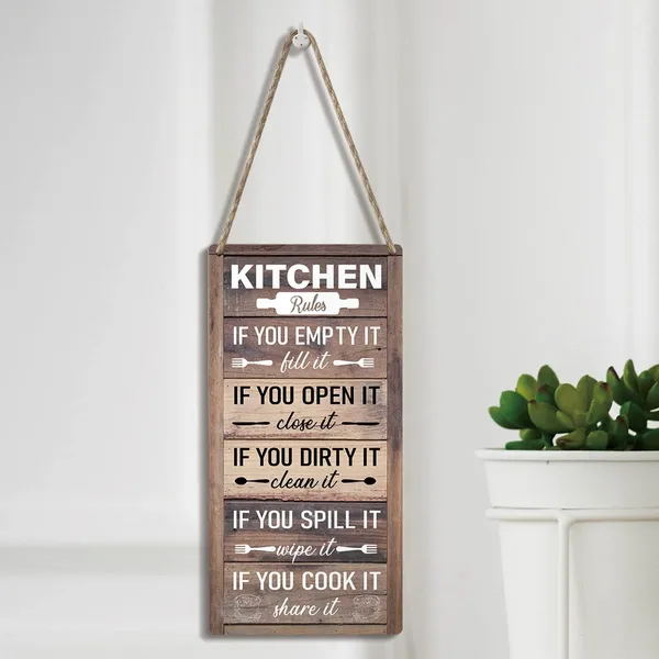 Multicolor_Kitchen_Rules_Wood_Sign_If_You_Cook_It_Share_It_Wooden_Signs_Rustic_Hanging_Plaque_Home_Wall_Art_6"_X_12"_Sign_Wall_Decor_|_For_Home_Kitchen
