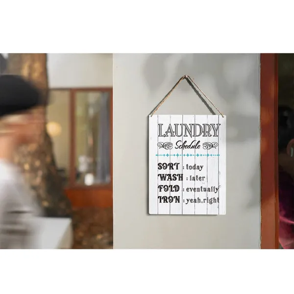 Multicolor_Rustic_Laundry_Schedule_Wood_Sign_The_Laundry_Rules_Wooden_Signs_Rustic_Hanging_Plaque_Home_Wall_Art_"8_X_10",_Perfect_Sign_Wall_Decor_|_For_Bathroom_Laundry_Room
