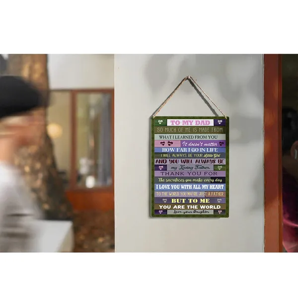 Multicolor_Dad_Wood_Sign_To_My_Dad_You_Will_Always_Be_My_Loving_Father_Wooden_Signs_Rustic_Hanging_Plaque_Home_Wall_Art_"8_X_10",_Perfect_Father_Sign_Wall_Decor_|_For_Home_Bedroom