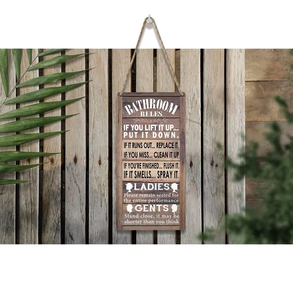 Multicolor_Bathroom_Rules_Wood_Sign_If_You_Lift_It_Up_Put_It_Down_Wooden_Signs_Rustic_Hanging_Plaque_Home_Wall_Art_6"_X_12"_Sign_Wall_Decor_|_For_Home_Bathroom