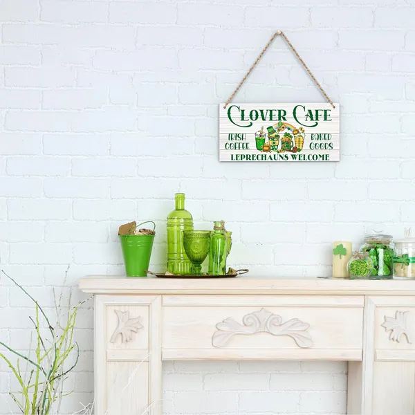 Multicolor_Rustic_Farmhouse_St_Patricks_Day_Home_Office_Coffee_Tables_Desk_Decor_Coffee_Bar_Wood_Sign_Cubicle_Shelf_Tabletop_Decor_Irish_Gifts_|_For_Women_Men_5_X_5_Inch