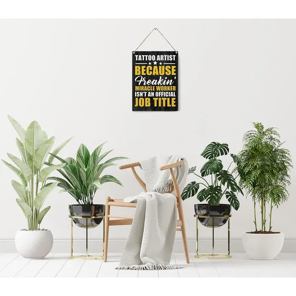 Multicolor_Tattoo_Artist_Quote_Wood_Sign_Tattoo_Artist_Theme_Wooden_Signs_Rustic_Hanging_Plaque_Home_Wall_Art_8"_X_10"_Sign_Wall_Decor_|_For_Home