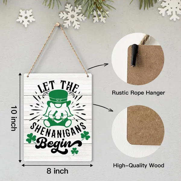 Multicolor_Rustic_Farmhouse_St_Patricks_Day_Country_Home_Office_Desk_Decor_Irish_Good_Luck_Gifts_|_For_Her_Wood_Sign_Cubicle_Shelf_Decor_5_X_5_Inch