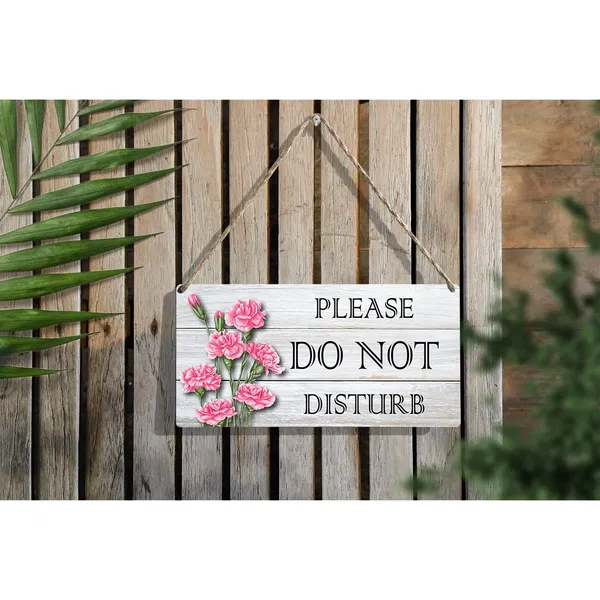Multicolor_Please_Do_Not_Disturb_Wood_Sign_Floral_Office_Wooden_Signs_Rustic_Hanging_Plaque_Home_Wall_Art_12"_X_6"_Sign_Wall_Decor_|_For_Home_Office