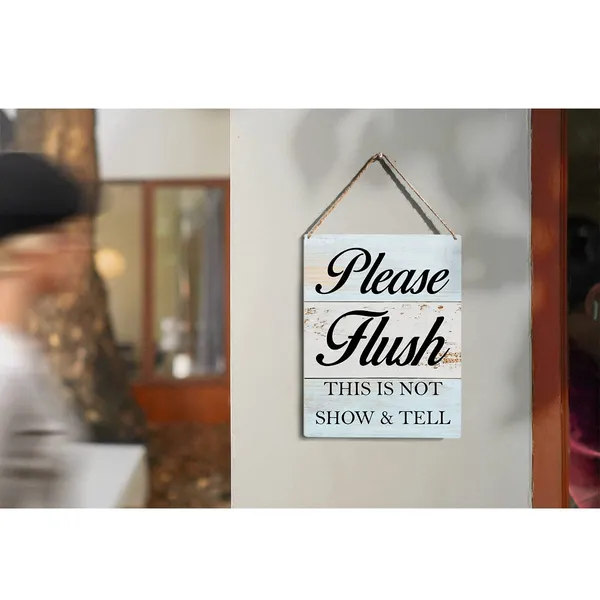 Multicolor_Funny_Bathroom_Wood_Sign_Bathroom_Theme_Wooden_Signs_Rustic_Hanging_Plaque_Home_Wall_Art_8"_X_10"_Sign_Wall_Decor_|_For_Home