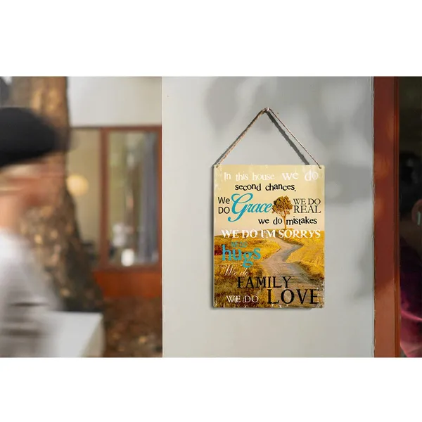 Multicolor_Inspirational_Quote_Wood_Sign_In_This_House_We_Do_Second_Chances_Wooden_Signs_Rustic_Hanging_Plaque_Home_Wall_Art_8"_X_10"_Sign_Wall_Decor_|_For_Home
