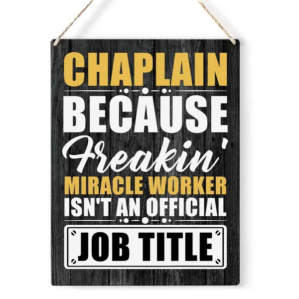 Multicolor_Chaplain_Quote_Wood_Sign_Chaplain_Gift_Wooden_Signs_Rustic_Hanging_Plaque_Home_Wall_Art_8"_X_10"_Sign_Wall_Decor_|_For_Home