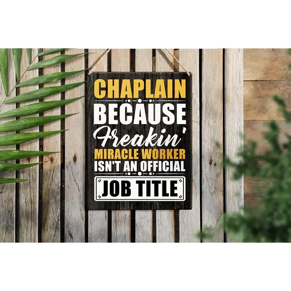 Multicolor_Chaplain_Quote_Wood_Sign_Chaplain_Gift_Wooden_Signs_Rustic_Hanging_Plaque_Home_Wall_Art_8"_X_10"_Sign_Wall_Decor_|_For_Home