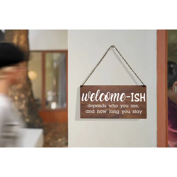 Multicolor_Welcome_Wood_Sign_Front_Door_Wooden_Signs_Rustic_Hanging_Plaque_Home_Wall_Art_12"_X_6"_Sign_Wall_Decor_|_For_Home_Porch