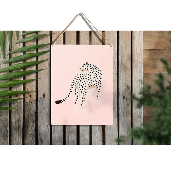 Multicolor_White_Leopard_Wood_Sign_Leopard_Wooden_Signs_Rustic_Hanging_Plaque_Home_Wall_Art_8"_X_10"_Sign_Wall_Decor_|_For_Home_Bathroom_Living_Room