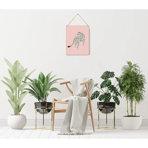 Multicolor_White_Leopard_Wood_Sign_Leopard_Wooden_Signs_Rustic_Hanging_Plaque_Home_Wall_Art_8"_X_10"_Sign_Wall_Decor_|_For_Home_Bathroom_Living_Room