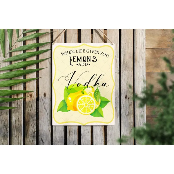 Multicolor_Lemon_Theme_Wood_Sign_When_Life_Gives_You_Lemons_Wooden_Signs_Rustic_Summer_Hanging_Plaque_Home_Wall_Art_8"_X_10"_Sign_Wall_Decor_|_For_Home_Kitchen