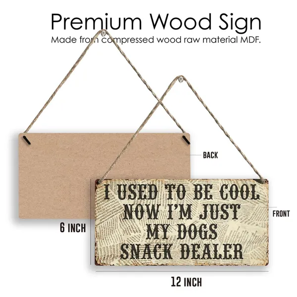 Multicolor_Retro_Just_My_Dogs_Snack_Dealer_Wood_Sign_Dog_Lovers_Wooden_Signs_Rustic_Hanging_Plaque_Home_Wall_Art_12"_X_6"_Sign_Wall_Decor_|_For_Home