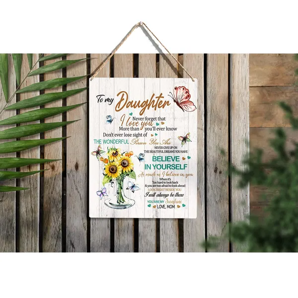 Multicolor_To_My_Daughter_I_Love_You_Wood_Sign_Sunflower_Daughter_Wooden_Signs_Rustic_Hanging_Plaque_Home_Wall_Art_8"_X_10"_Sign_Wall_Decor_|_For_Home_Bedroom