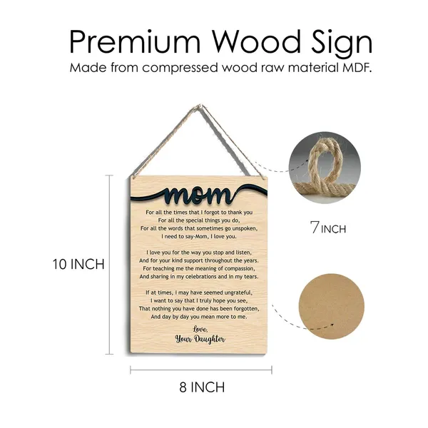 Multicolor_Mother'S_Day_Wood_Sign_I_Need_To_Say_Mom_I_Love_You_Wooden_Signs_Rustic_Hanging_Plaque_Home_Wall_Art_"8_X_10",_Perfect_Mother_Sign_Wall_Decor_|_For_Home_Bedroom